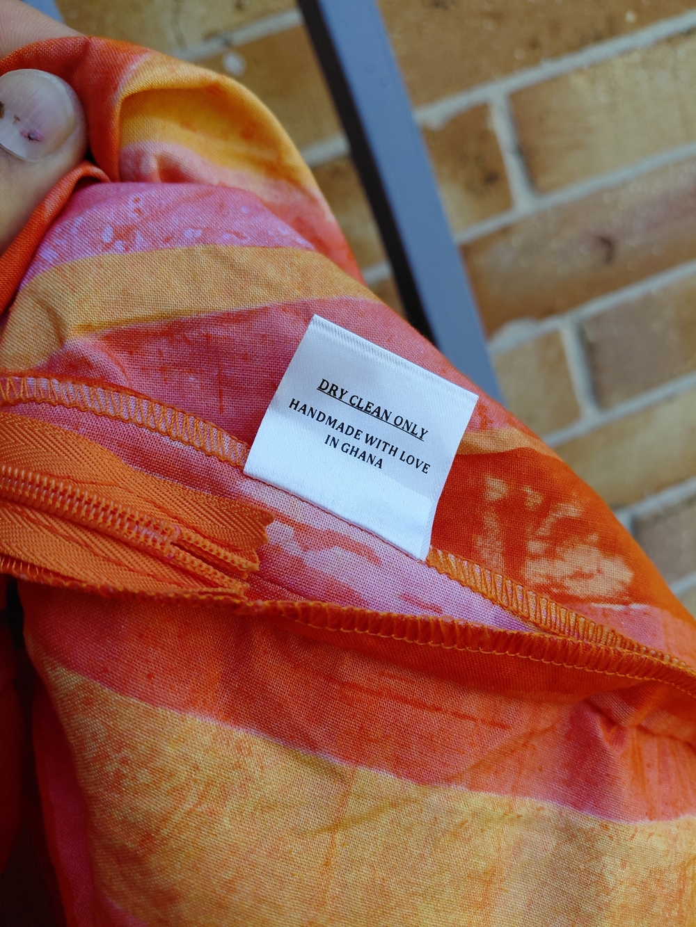 Women’s Striped Ruffle - Orange & Pink - Picture 5 of 7